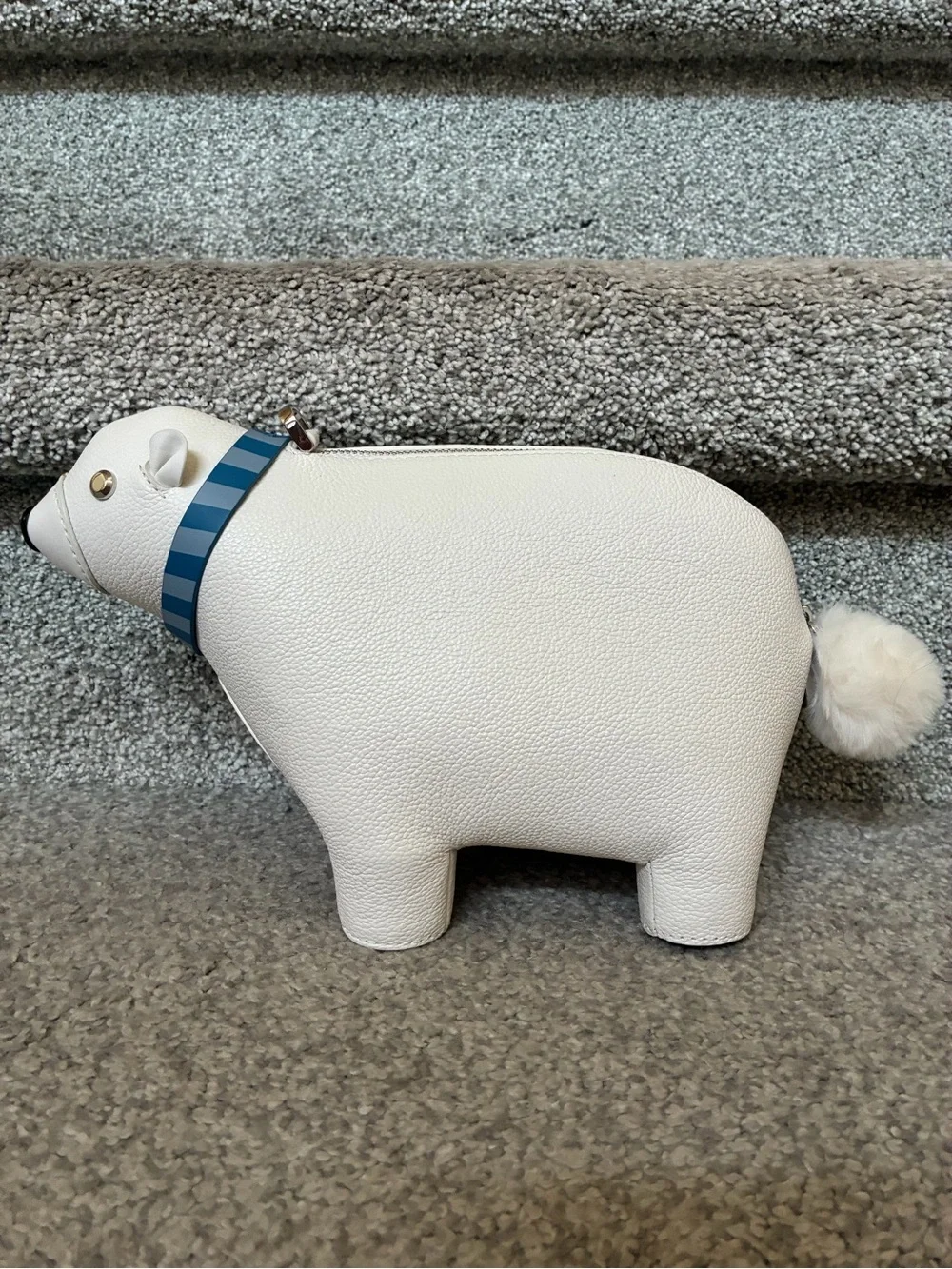 Kate spade white polar bear crossbody bag